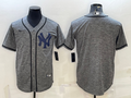 Men's New York Yankees Gray Alternate Blank Jersey