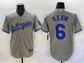 Men's Los Angeles Dodgers Hyeseong Kim Gray Limited Player Jersey