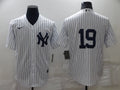 Men's New York Yankees Chad Moeller White Replica Player Name Jersey