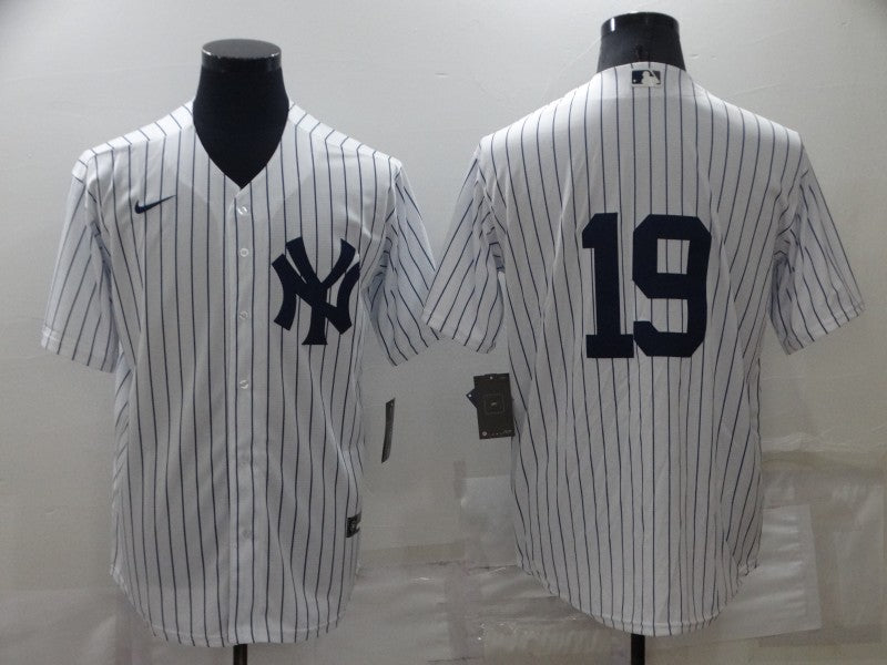 Men's New York Yankees Chad Moeller White Replica Player Name Jersey