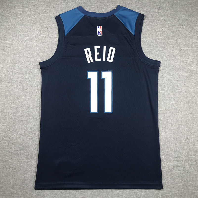Men's Minnesota Timberwolves Naz Reid Navy Swingman Jersey - Icon Edition