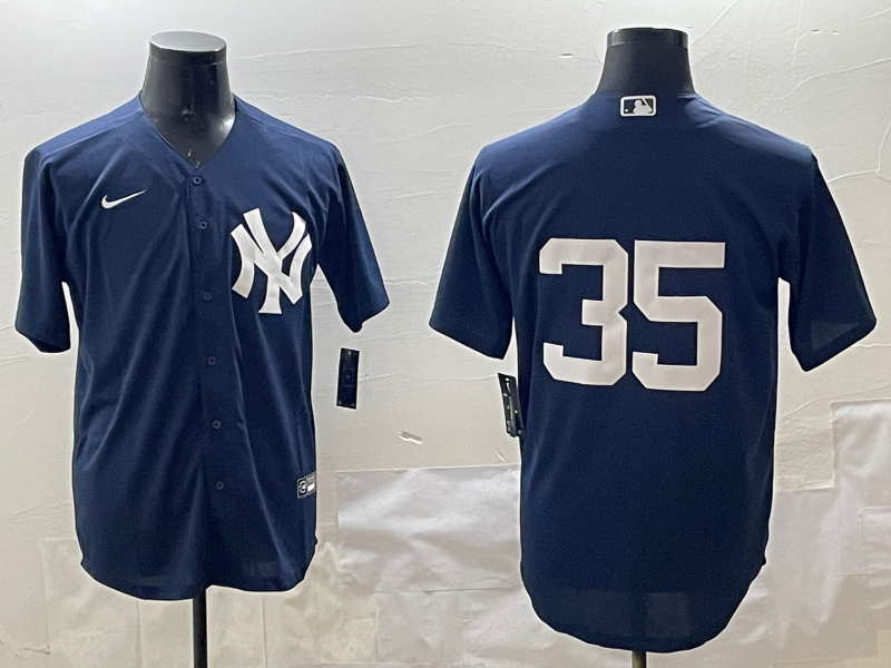 Men's New York Yankees Cody Bellinger Navy Replica Player Jersey