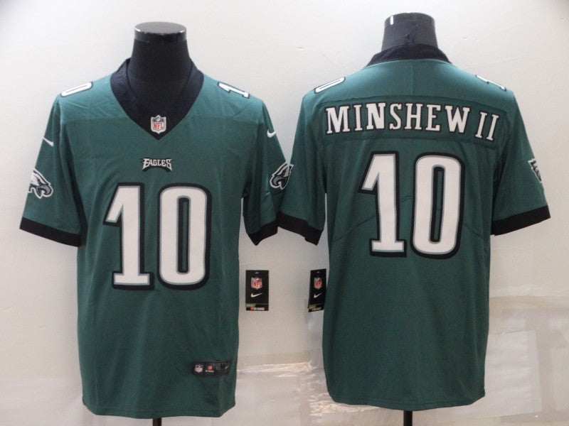Men's Philadelphia Eagles Gardner Minshew II Green Game Jersey