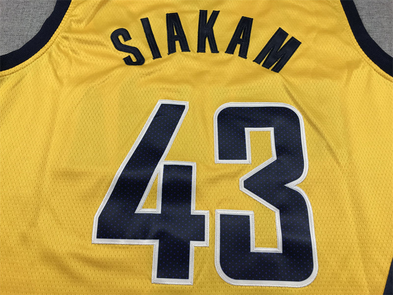 Men's Indiana Pacers Pascal Siakam Gold Swingman Jersey - Statement Edition