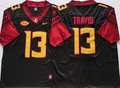 Men's Florida State Seminoles Jordan Travis Black Player Game Jersey