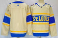 Men's St. Louis Blues Fanatics Cream Blank Player Jersey