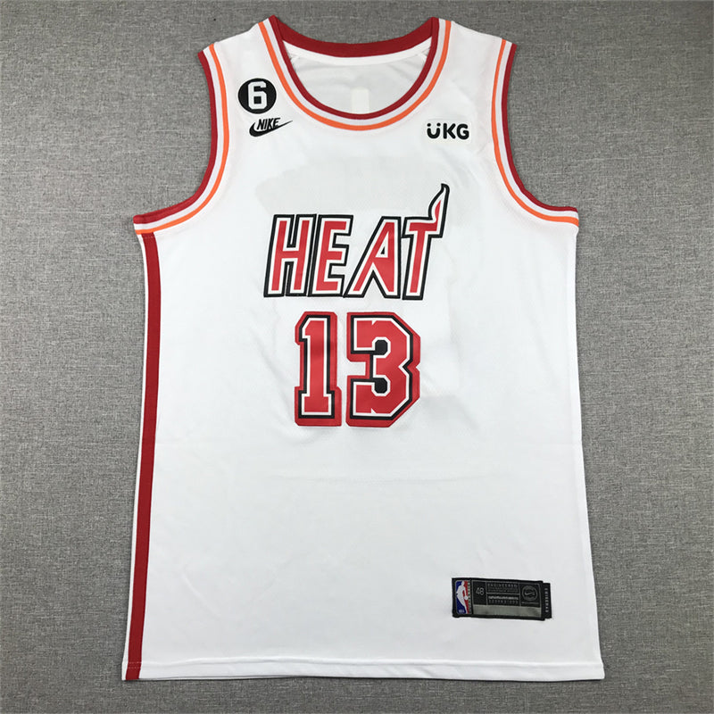 Men's Miami Heat Bam Adebayo White 2022/23 Swingman Jersey - Classic Edition
