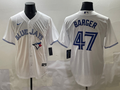 Men's Toronto Blue Jays Addison Barger White Home Limited Player Jersey