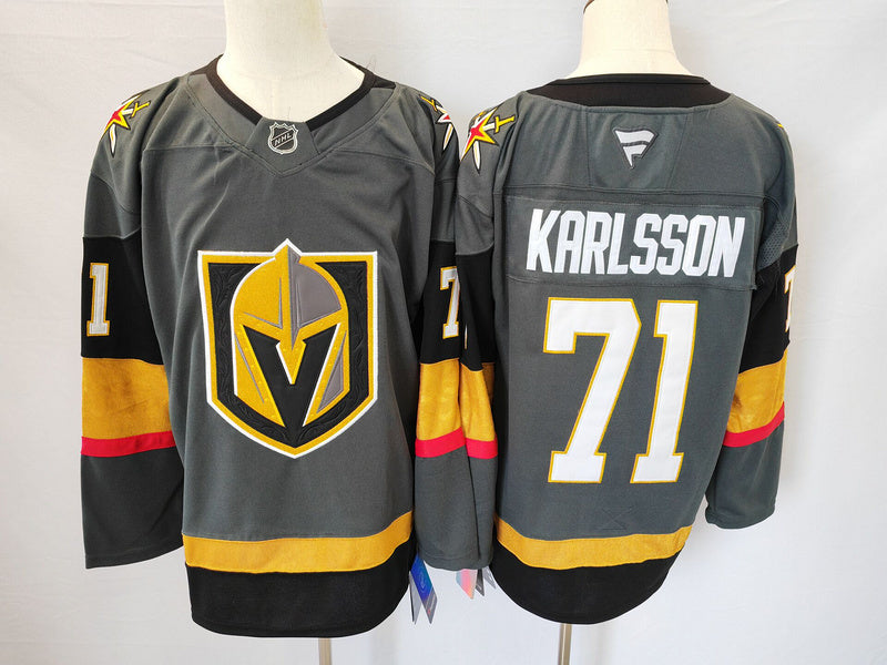 Men's Vegas Golden Knights William Karlsson Fanatics Gray Player Jersey