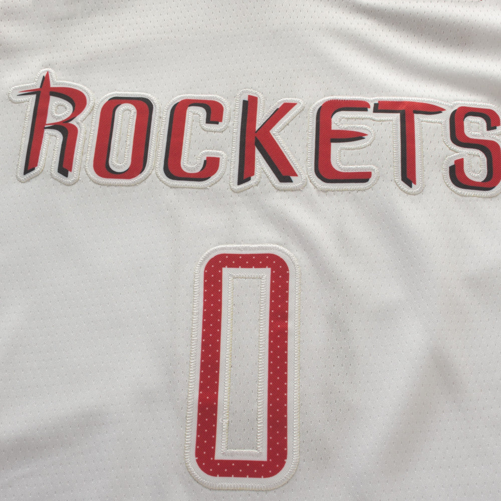 Men's Houston Rockets Russell Westbrook NBA White Classics Swingman Player Jersey