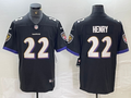 Men's Baltimore Ravens Derrick Henry Black Game Player Jersey