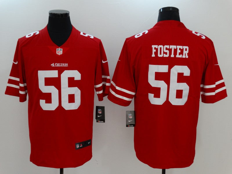 Men's San Francisco 49ers Ruben Foster Red Game Player Jersey