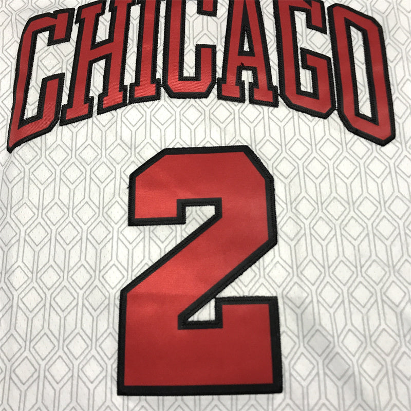 Men's Chicago Bulls Lonzo Ball White 2022/23 Swingman Jersey - City Edition