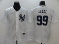 Men's New York Yankees Aaron Judge White Replica Baseball Jersey