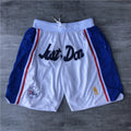 Men's Philadelphia 76ers White Basketball Shorts