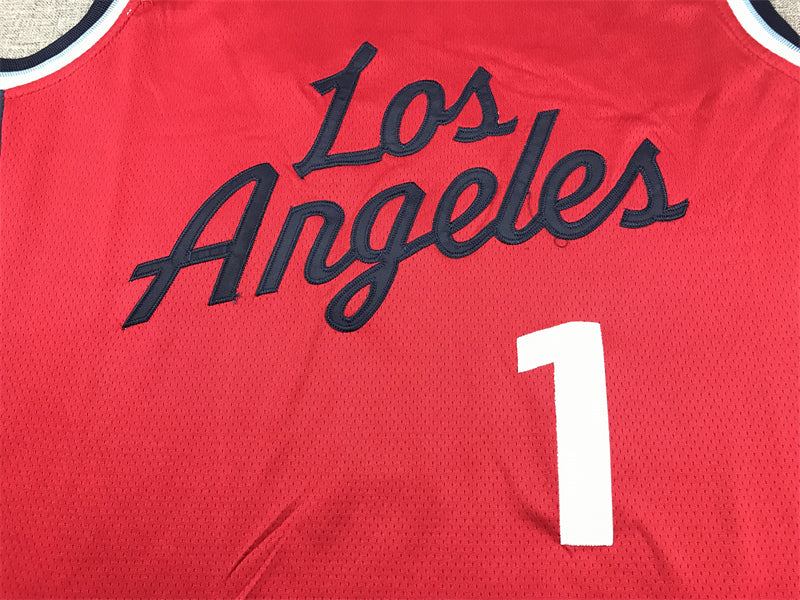 Men's LA Clippers James Harden Red Swingman Player Jersey