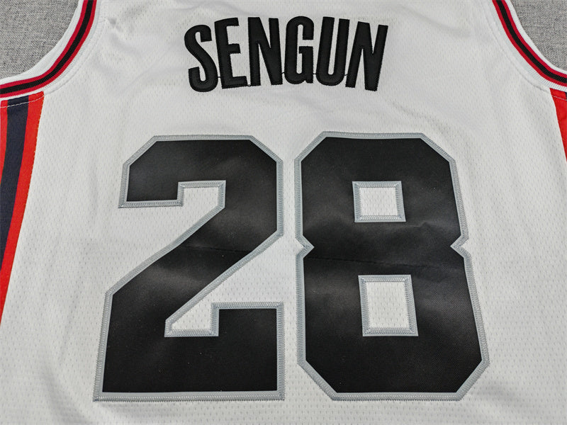 Men's Houston Rockets Alperen Sengun White 2024/25 Swingman Player Jersey - City Edition
