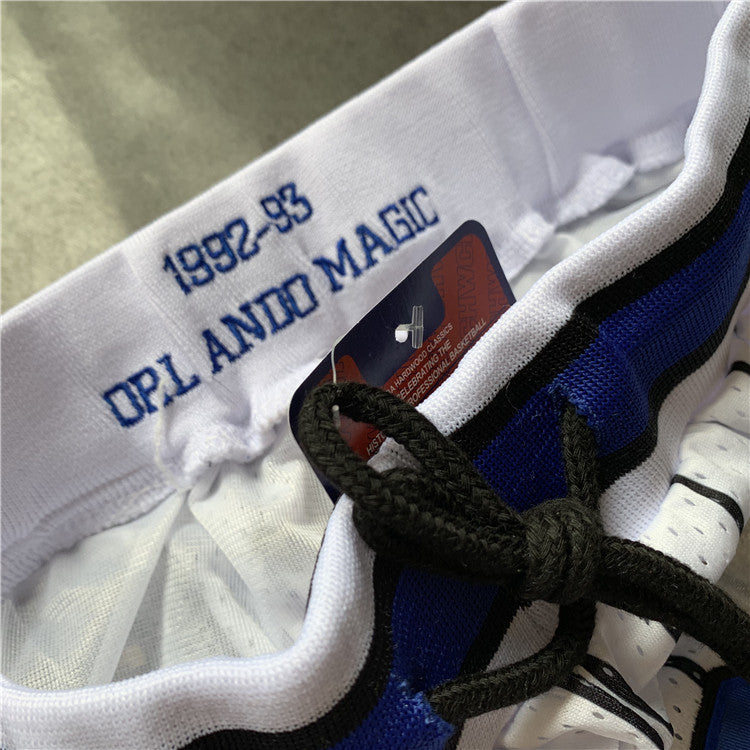 Men's Orlando Magic Mitchell & Ness White 1992-93 Basketball Shorts