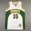 Men's Seattle SuperSonics Kevin Durant 2007-08 White Hardwood Classics Swingman Jersey