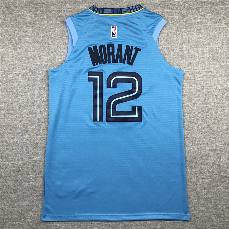 Men's Memphis Grizzlies Ja Morant Blue Replica Fast Break Jersey