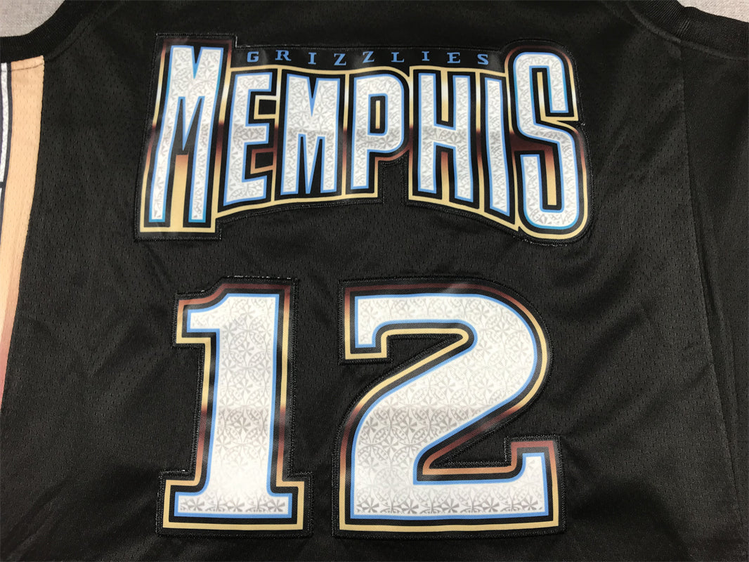 Men's Memphis Grizzlies Ja Morant Black 2022/23 Swingman Jersey - City Edition