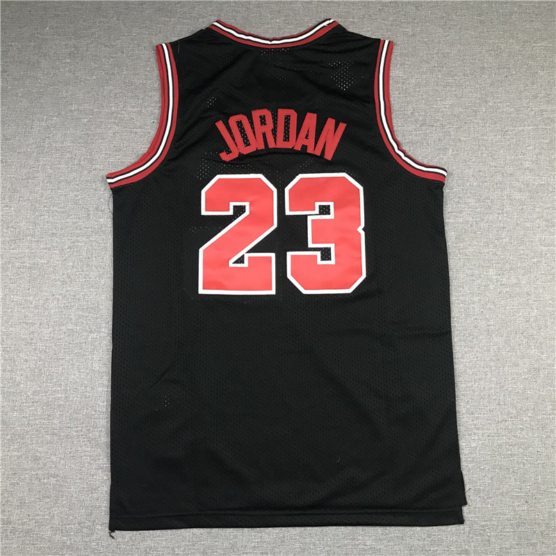 Men's Chicago Bulls Michael Jordan Black 1997-98 Authentic Player Jersey