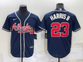 Men's Atlanta Braves Michael Harris II Navy Replica Baseball Jersey