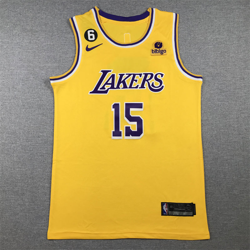 Men's Los Angeles Lakers Austin Reaves Gold 2022/23 Swingman Jersey - Icon Edition
