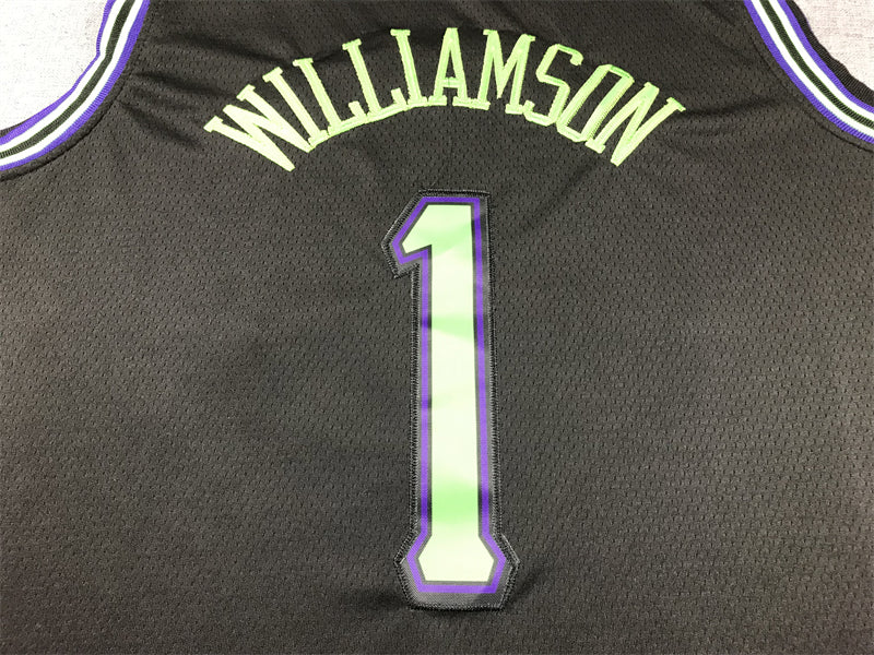 Men's New Orleans Pelicans Zion Williamson Black 2023/24 Swingman Jersey - City Edition