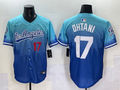 Men's Los Angeles Dodgers Shohei Ohtani Blue Team Game Jersey