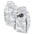 Men's Buffalo Bills Arctic Camo 2024 Salute to Service Club Fleece Pullover Hoodie