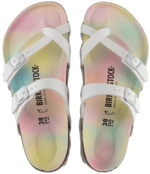 Birkenstock Mayari 1021187 Vegan Birko-Flor Nubuck White Sandals