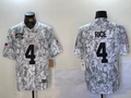 Men's Kansas City Chiefs Rashee Rice Arctic Camo 2024 Salute to Service Limited Jersey