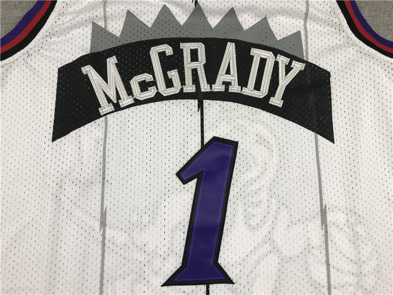 Men's Toronto Raptors Tracy McGrady 1998-99 White Hardwood Classics Swingman Jersey