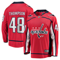 Men's Washington Capitals Logan Thompson Fanatics Red Home Breakaway Player Jersey
