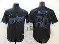 Men's Los Angeles Dodgers Mookie Betts Black Stitched Game Jersey