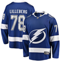 Men's Tampa Bay Lightning Emil Lilleberg Fanatics Blue Home Breakaway Player Jersey