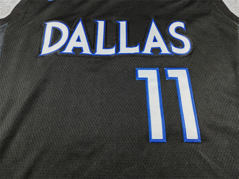 Men's Dallas Mavericks Kyrie Irving Black 2025/26 Swingman Jersey - City Edition