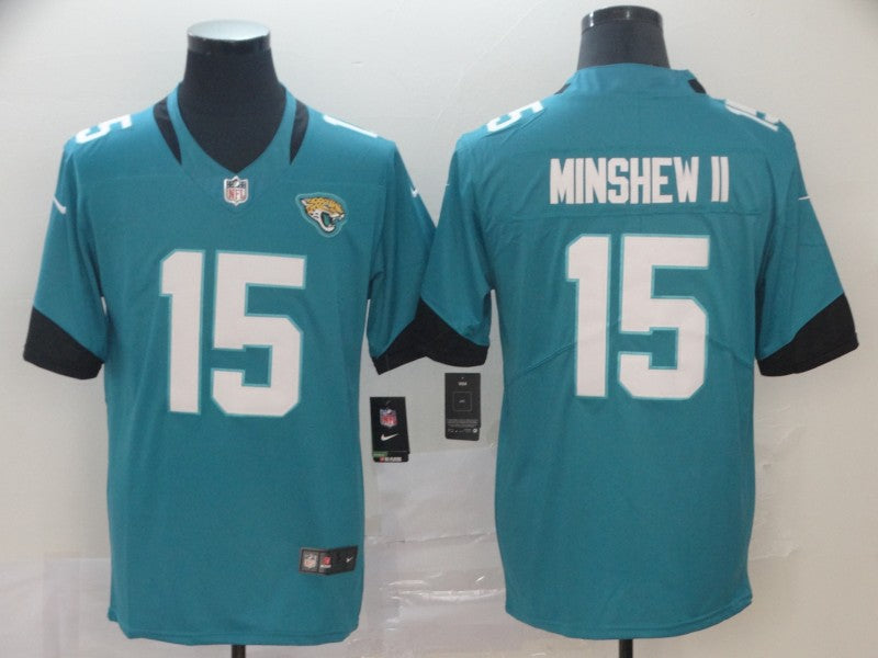 Men's Jacksonville Jaguars Gardner Minshew II Teal Game Player Jersey