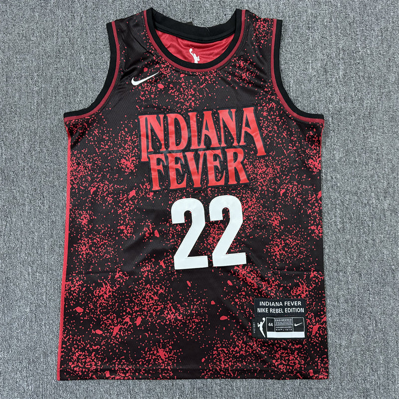Men's Indiana Fever Caitlin Clark Red/Black Basketball Jersey