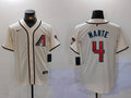 Men's Arizona Diamondbacks Ketel Marte White Home Limited Player Jersey
