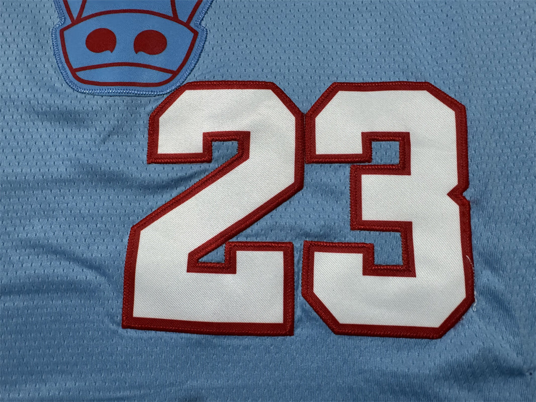 Men's Chicago Bulls Michael Jordan Blue Swingman Jersey