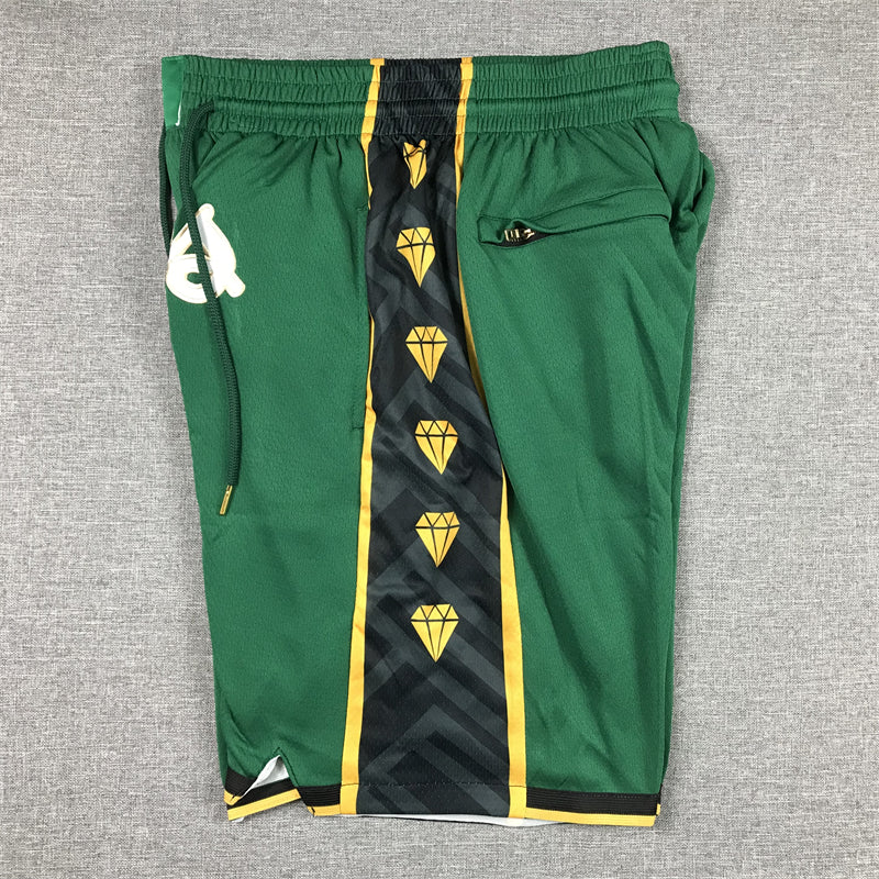 Men's Boston Celtics Green 2022/23 Basketball Shorts - City Edition