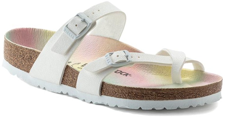 Birkenstock Mayari 1021187 Vegan Birko-Flor Nubuck White Sandals