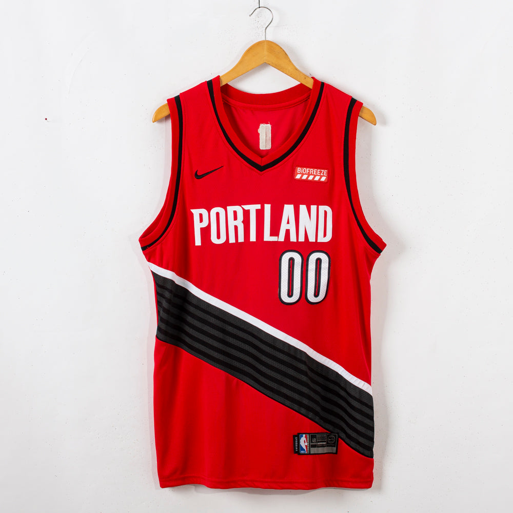 Men's Portland Trail Blazers Carmelo Anthony Red Swingman Jersey