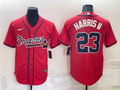 Men's Atlanta Braves Michael Harris II Red Replica Baseball Jersey