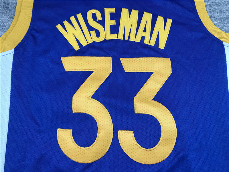 Men's Golden State Warriors James Wiseman 2021/22 Fast Break Replica Jersey