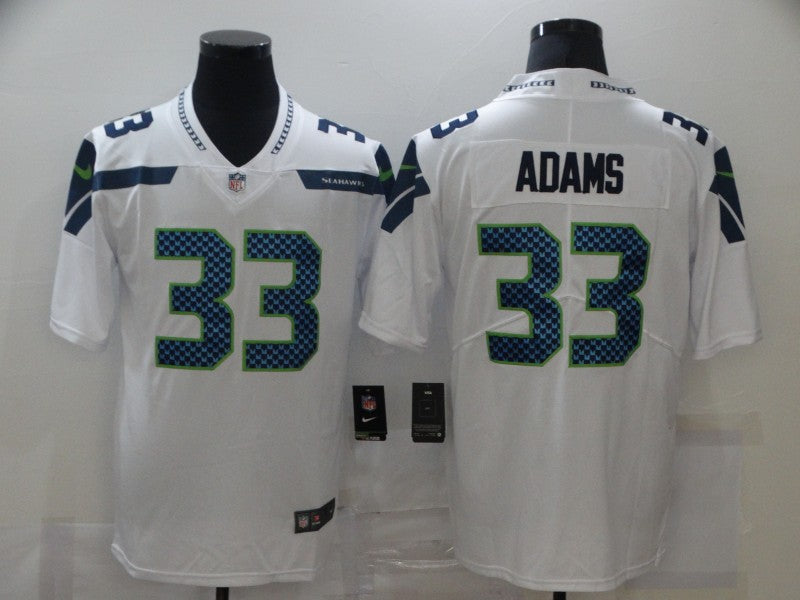 Men's Seattle Seahawks Jamal Adams White Game Jersey