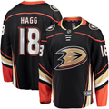 Men's Anaheim Ducks Robert Hagg Black Home Breakaway Jersey