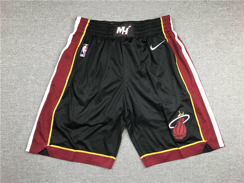 Men's Miami Heat Icon Edition Swingman Performance Shorts BLACK